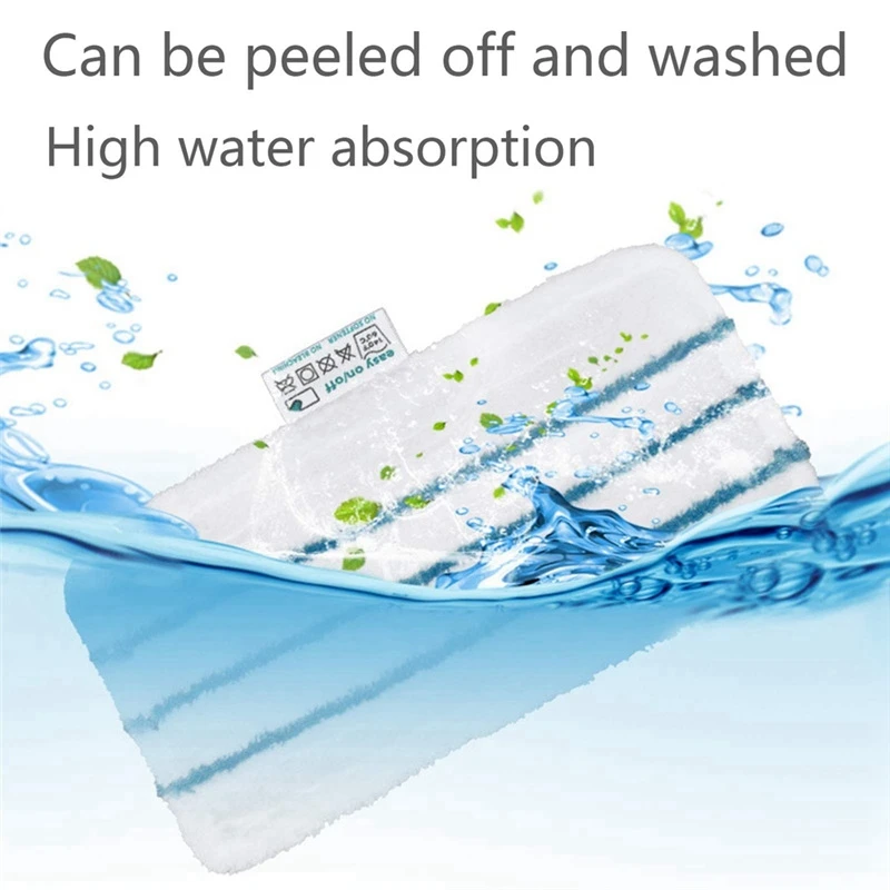 2PCS Mop Pads for Black/Decker Steam Mop FSM1600 1610 1620 1630 Washable Replacement Cleaning Mopping Cloth