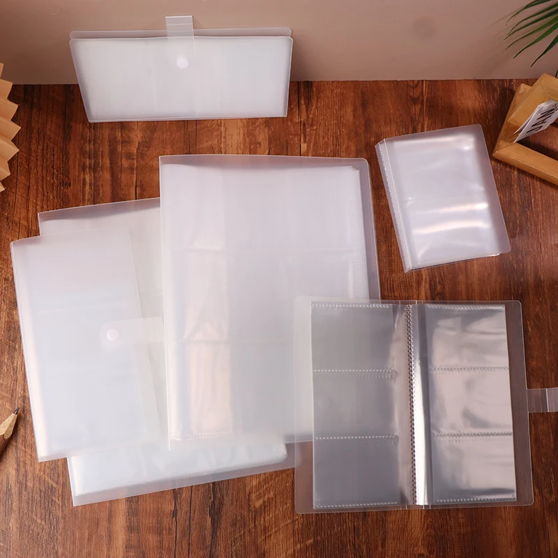 Home Transparent Photo Album Mini Kpop Album Photo Card Train Ticket Card Collection Book Photocard Photo Album DIY Binder