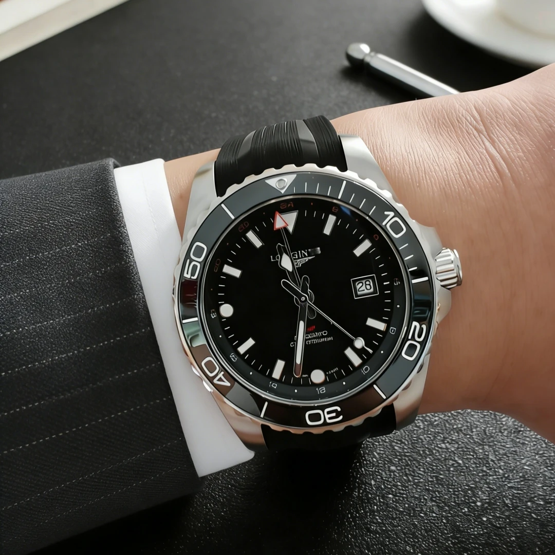 

Ремешок для часов Longines Conquest GMT из каучука FKM, 21 мм, 22 мм, с изогнутым концом, идеально подходит для циферблатов 41 мм/42 мм.