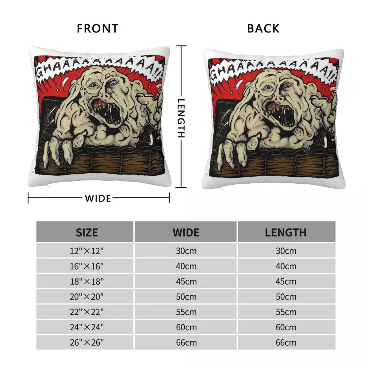 Basket Case Belial Bradley Square Pillowcase Polyester Linen Velvet Pattern Zip Decor Pillow Case Home Cushion Cover