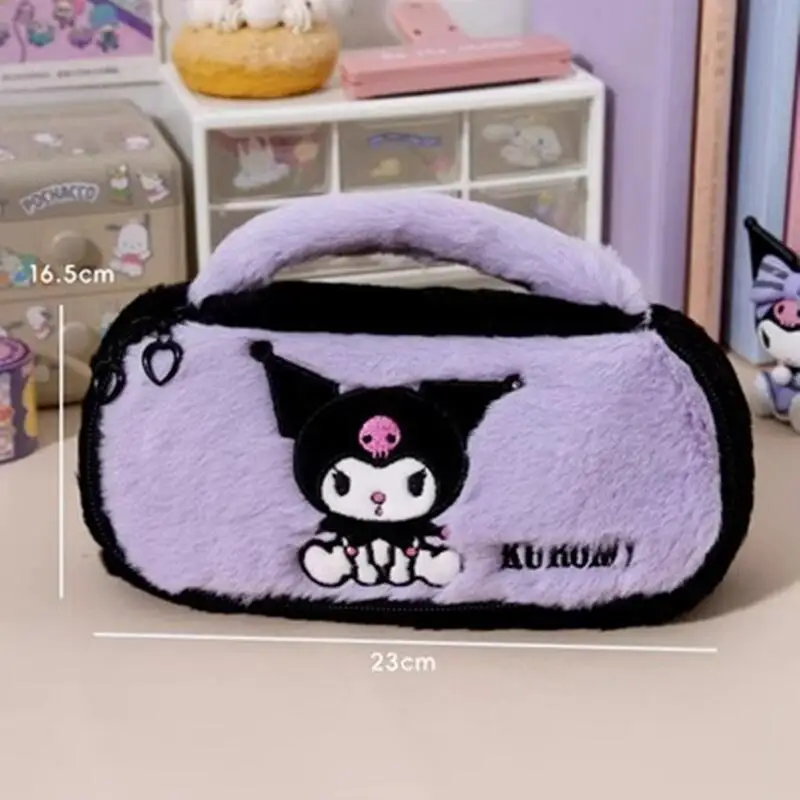 Sanrio Hello Kitty astuccio cartone animato carino ad alta capacità portatile KT Cat Anime Kawaii astuccio ragazze regali di festa