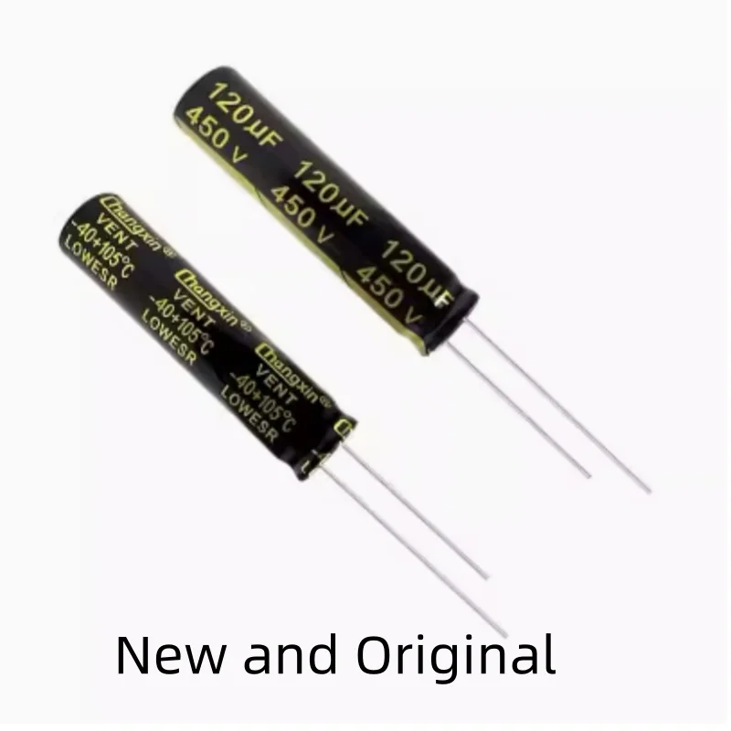 

450V 120UF high-frequency low resistance LED liquid crystal slender strip electrolytic capacitor 13X50