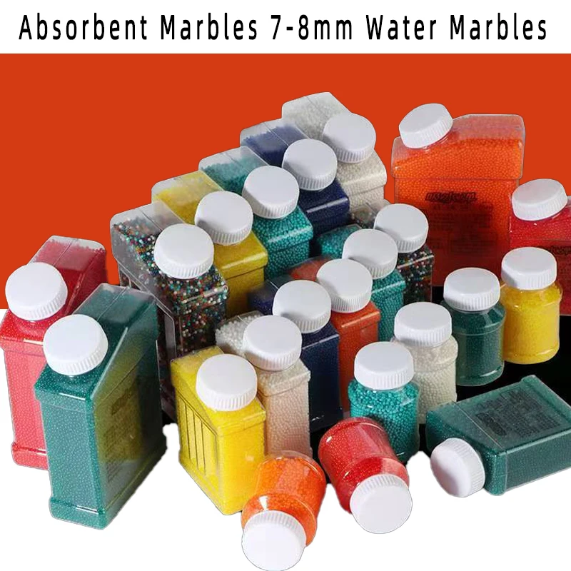 HOT50000SZT Kulki Żelowe Wodne 7-8MM Pistolet Zabawka Amunicja Akcesoria Letnie Zabawy na Świeżym Powietrzu Strzelanie Sporty Wodne Gry Zabawki dla Dzieci Dorosłych