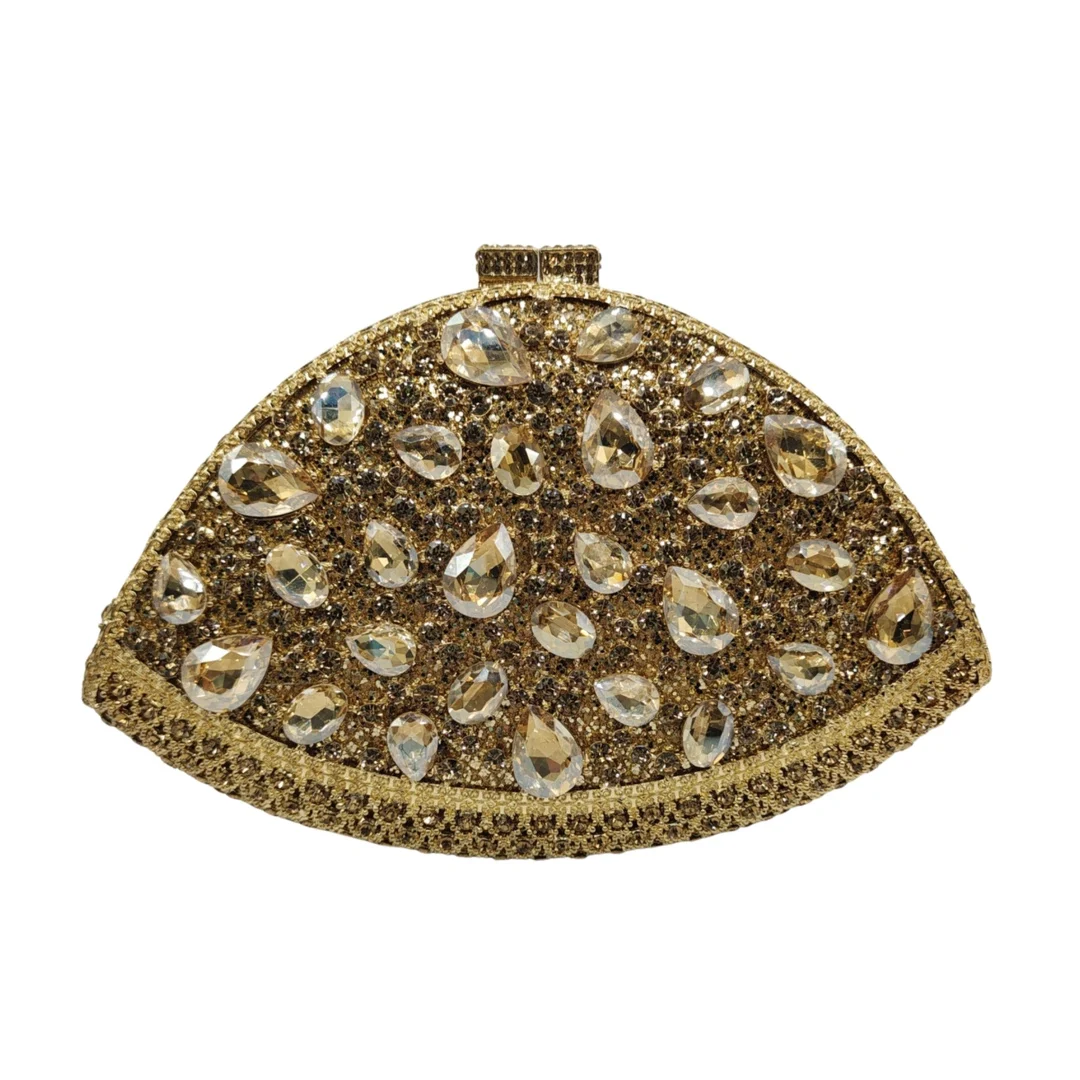Metall-Diamant-Abendtasche, Bankett-Diamant-Clutch, Damenhandtasche, Strass-Tasche – Detail 6