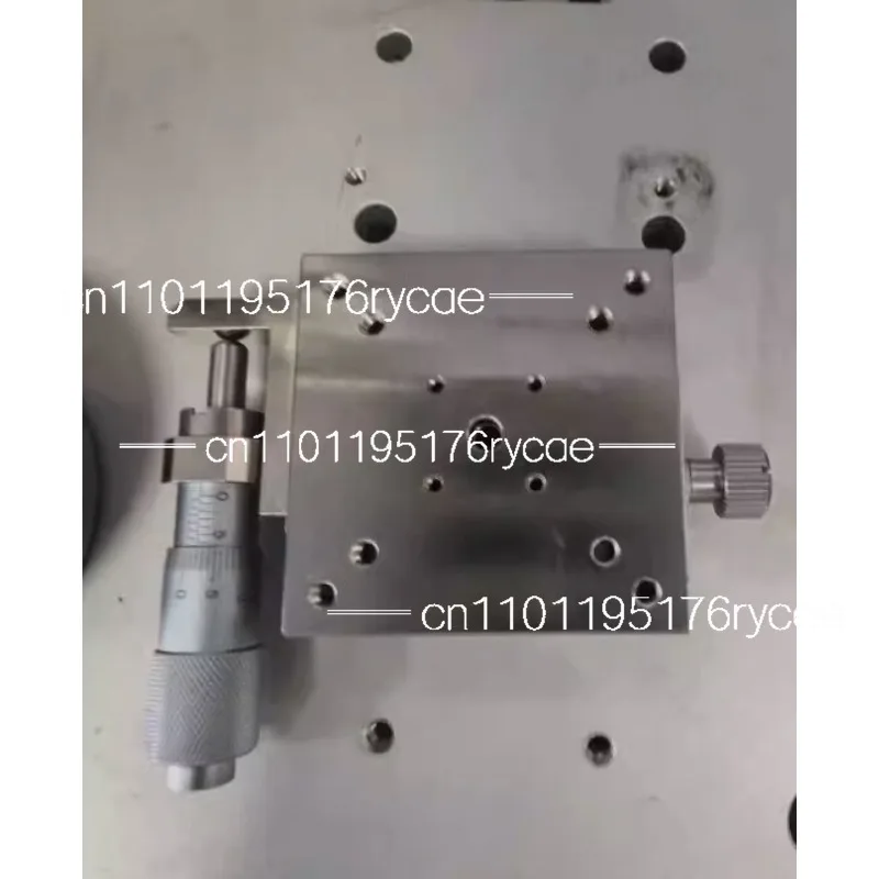 X-axis manual displacement platform high-precision linear ball type precision fine-tuning stainless steel rigid manual