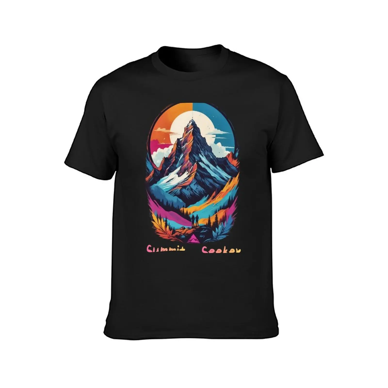 Reaching New heights and Conquering Summits. T-Shirt new edition quick-drying men clothing