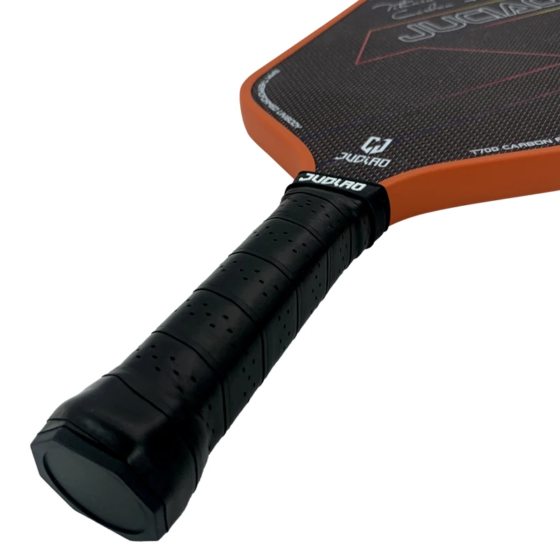 JUCIAO-paleta de Pickleball de titanio, pelotas de Pickleball de fibra de carbono para girar y controlar, bordes inyectados de espuma, Pickleball termoformado