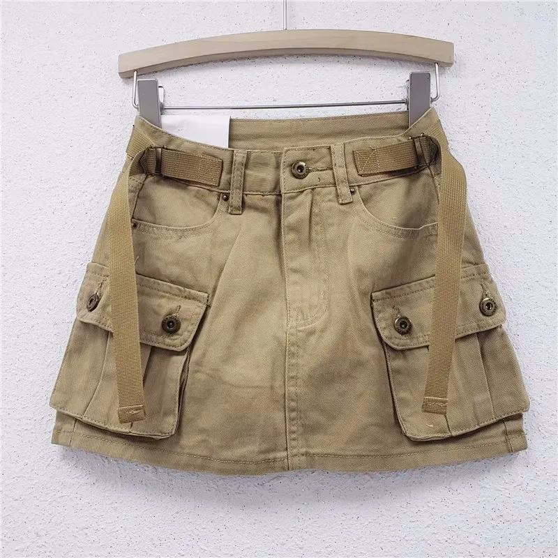 

Irregular Short Denim Mini Skirt Female High Waist Slimming Sexy A- Line Hip Skirts Women Clothes 2023 Spring Summer Faldas