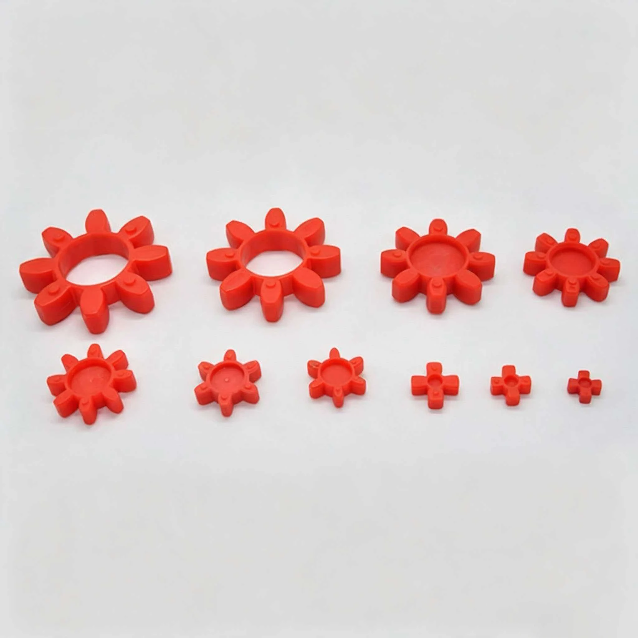 Solid/Hollow Coupling Buffer Pad Air Compressor Octagonal Coupling Glue Connecting Shaft Glue Plum Washer Plum Gasket GR/GS14-90