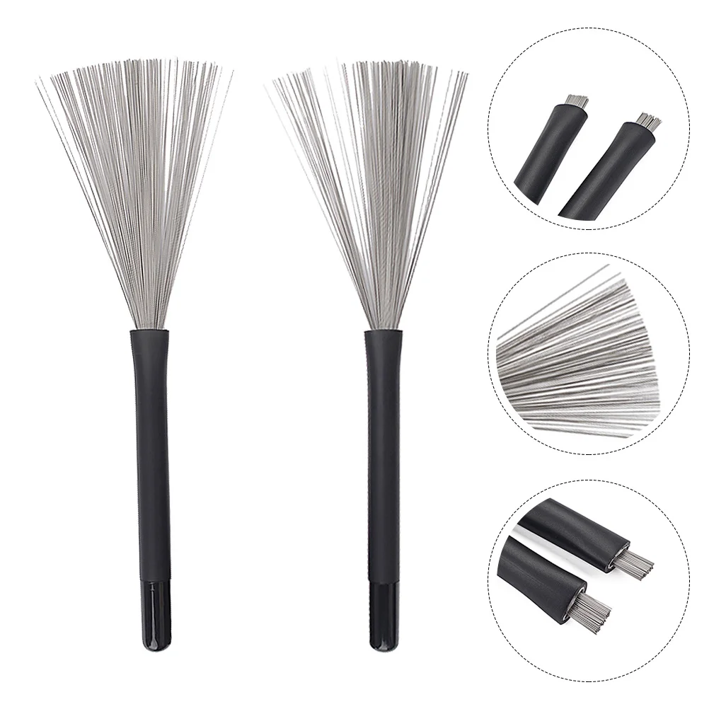 

Drum Stick Retractable Brush Wire Jazz Percussion For Drums Stainless Steel Special