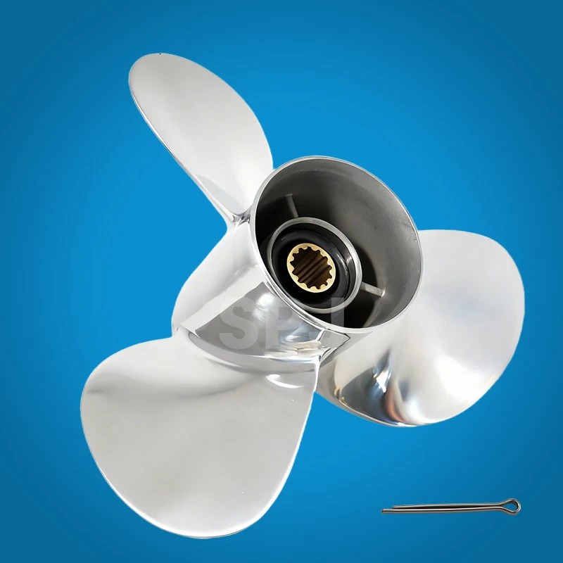

Marine Propeller for Yamaha 25-60HP Boat Engine 663-45943-01-EL Stainless Steel Outboard Propeller 11"x15"