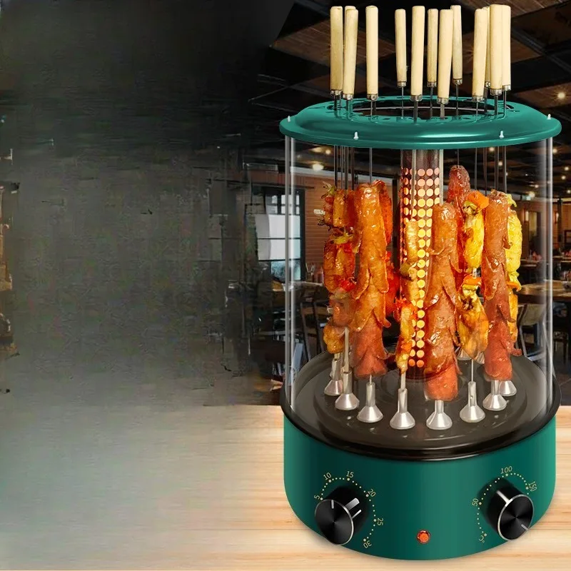 

Commercial skewer, electric grill, commercial smokeless automatic rotary grill