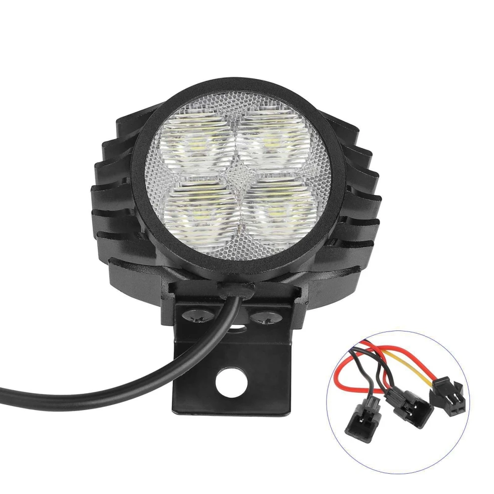 

High quality 2in1 LED Horn headlights Improve nighttime security Original Accessories For Kugoo Kirin M4/M4 Pro Electric Scoote