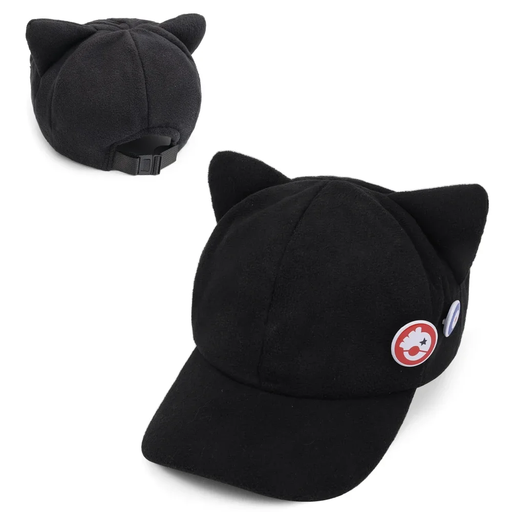 Japanese Shikinami Asuka Rangure Cat Ear EVA Hat Girls Cute Cap Anime Baseball Caps Cosplay Langley Soryu Accessories Party