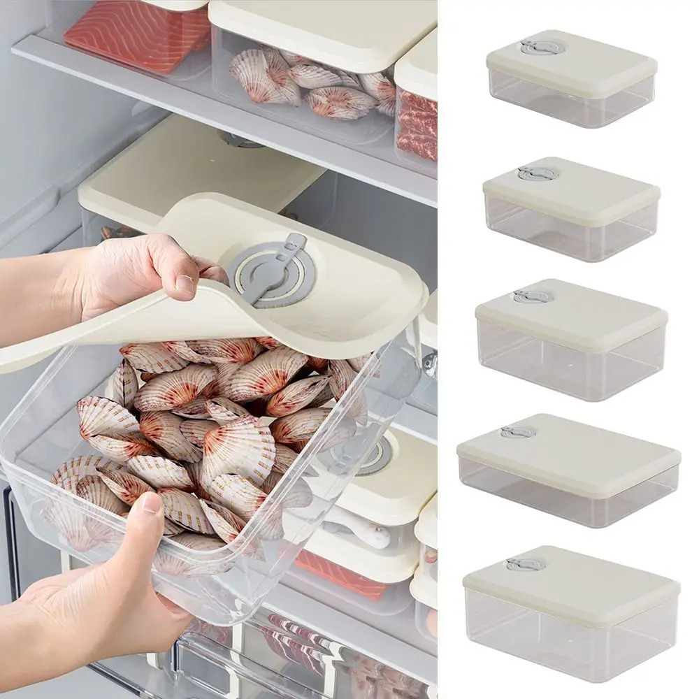 Portable Food Sorting Refrigerator Storage Box Antibacterial Fruit Meat Vegetable Frozen Organizer Sealed Box