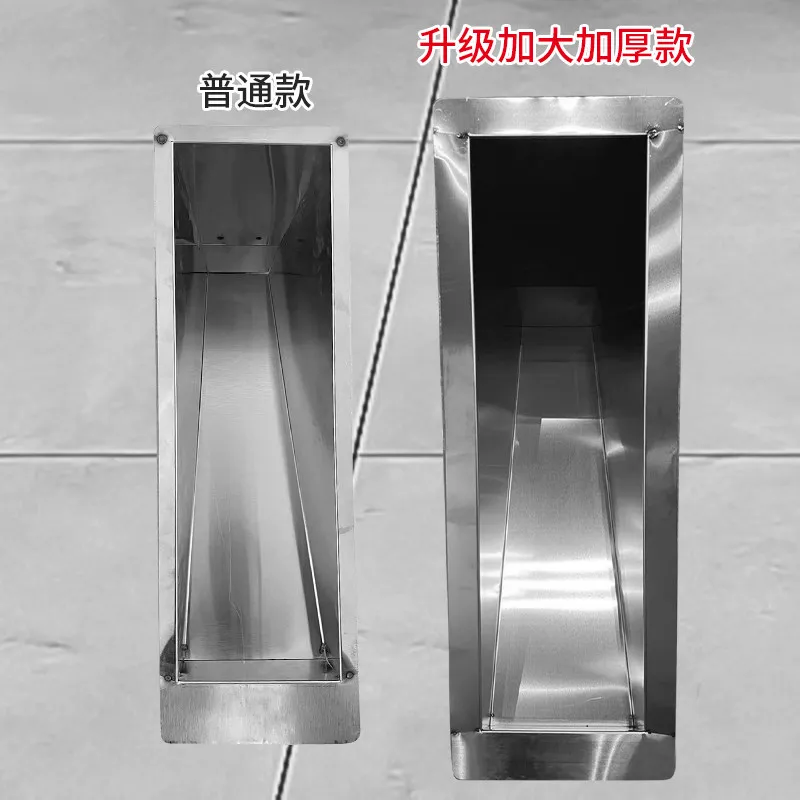 Rural dry toilet squatting toilet 304 stainless steel deodorant urinal squatting pit toilet renovation