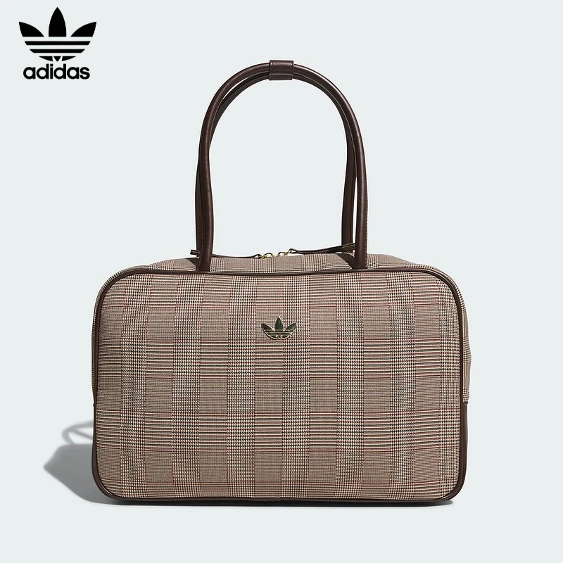 Adidas/Adidas Men's and Women's Maillard Classic Practical Multi-Pocket Plaid Fitness Sports Shoulder Bag IA6118