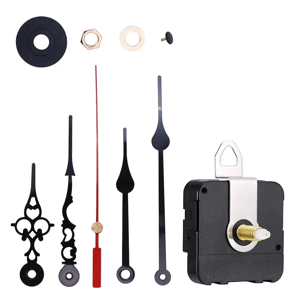 DIY Wall Clock Movement Mechanism Non-Ticking Repair Parts Replacement Kit , Clock Movement
