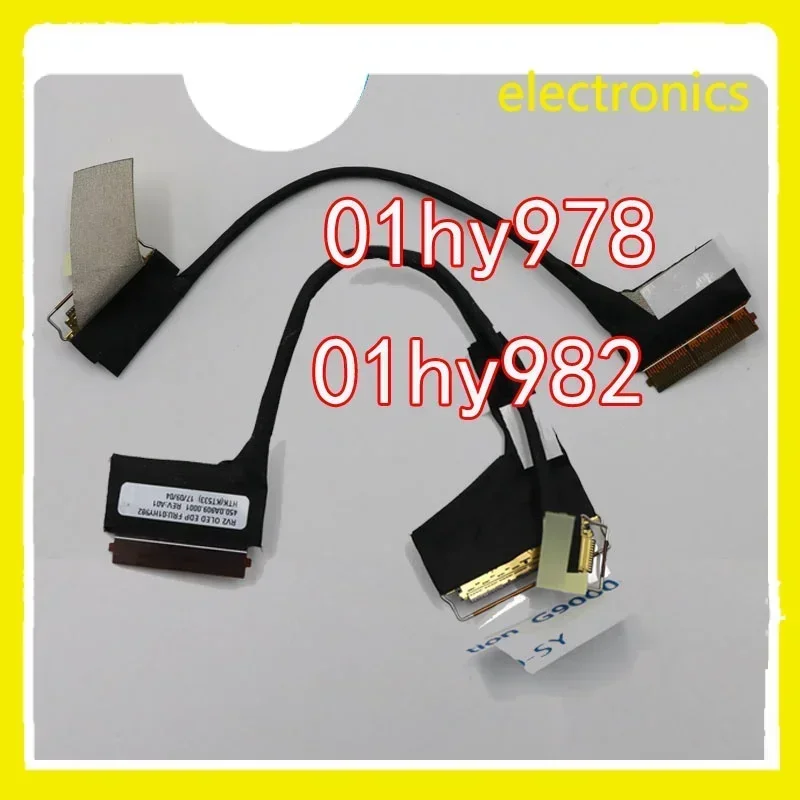 For lcd screen edp cable/wqhd 450.0a90a. 0001/fhd 01hy978 450.0a90b. 0001/oled cable 01hy982