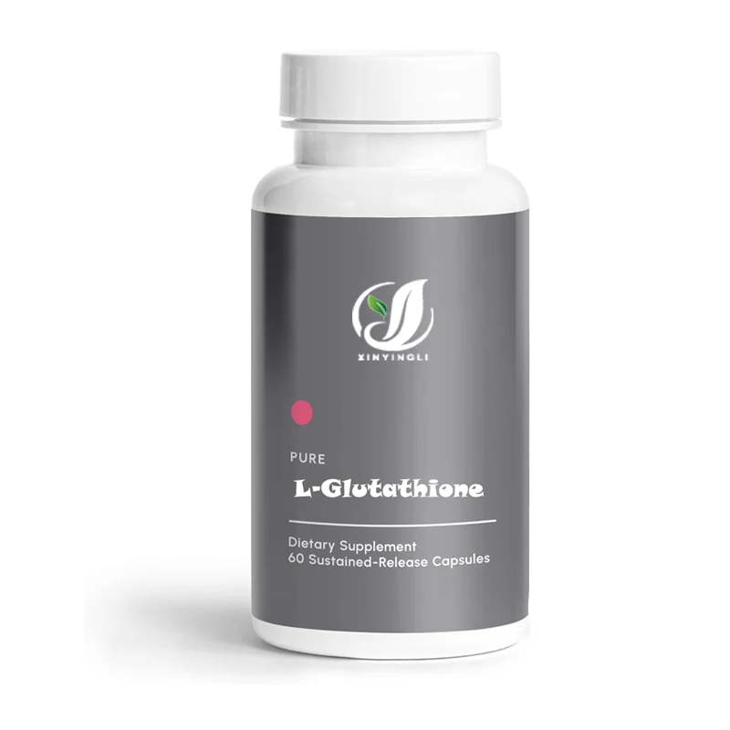 Pure L-glutathione 500mg - Antioxidant Support and Cleansing Supplement -2 Months Dosage, 60 Capsules