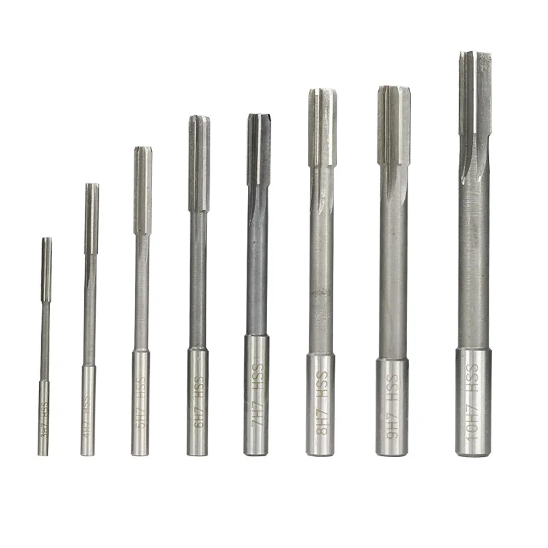 XCAN HSS-Maschinenreibahle Spannreibahle H7 2,0–12 mm gerade Flöte Fräsen Spannreibahle – Detail 5