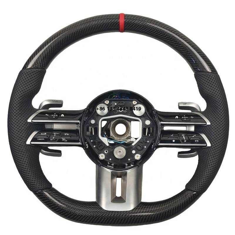 

For W205 W176 W246 W212 W204 W205 W213 W219 W222 E63 G63 G65 Gt63 New steering wheel with paddle shifters