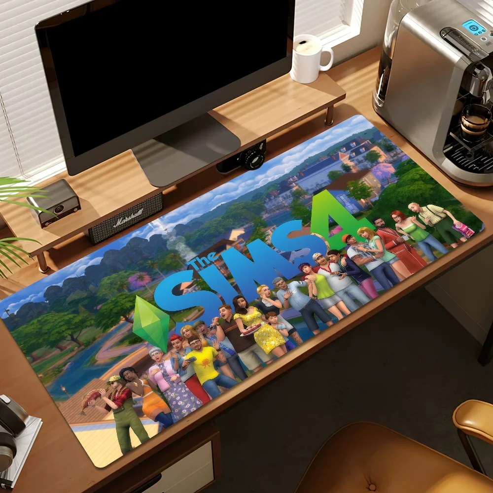 ماوس 4 وسادات لعبة مضادة للفرش منزل مخصص مريح مكتب مطاطي كبير مكتب المغامرة حصيرة لوحة المفاتيح Sims PC عدم الانزلاق