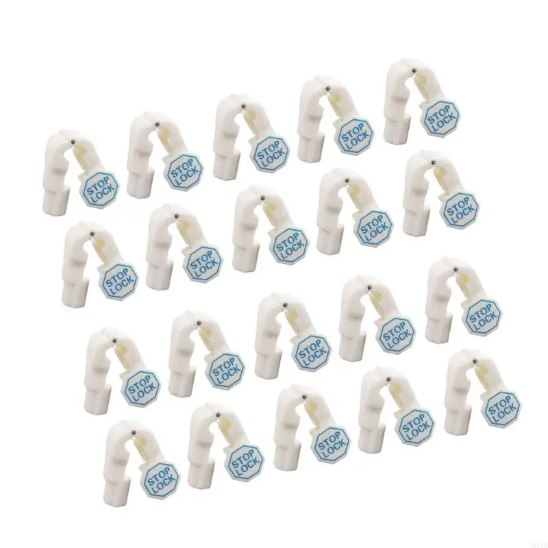 Easyly Install Hook Lock Secure Latches for Shelving Universals Fit Durability M4YD