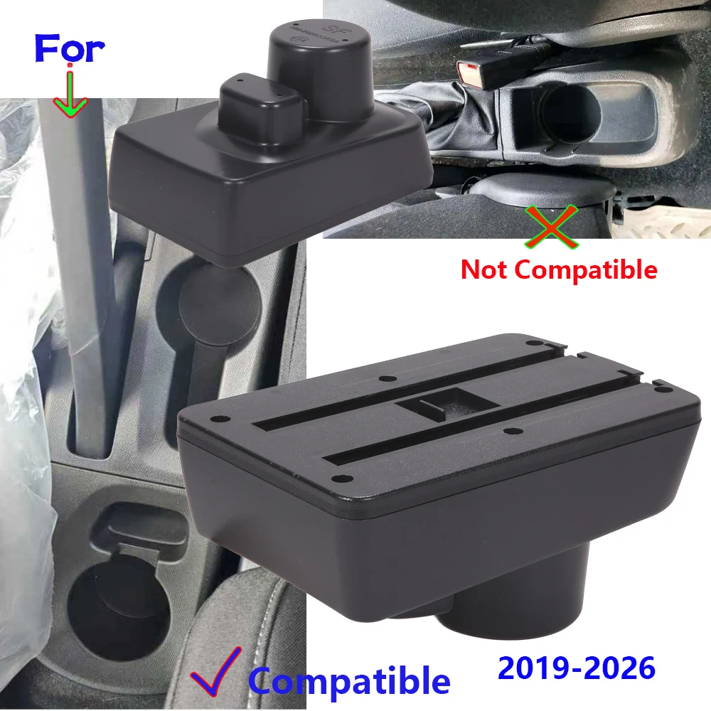 For Opel Corsa F Armrest Box For OPEL CORSA 2019-2026 Car Armrest Auto Storage Box Dedicated Retrofit Parts Interior Accessories