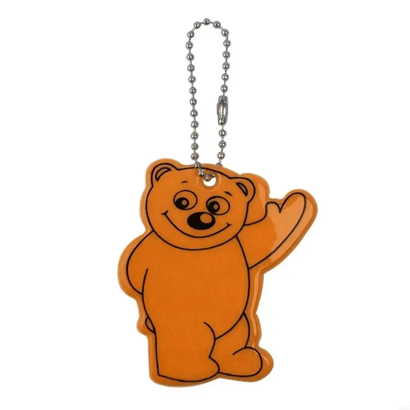 103c Reverse Safety Sferenties Keyrings Стильные рефлексивные рюкзаки для медвежьей шестерни.