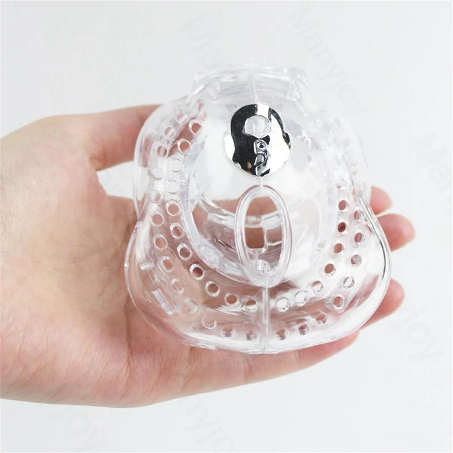 سيسي ذكر مغلق بالكامل ضبط النفس الديك قفص الطيور قابل للقفل قفص القضيب حلقة القضيب سيسي عبودية جهاز حلقة جوفاء #1