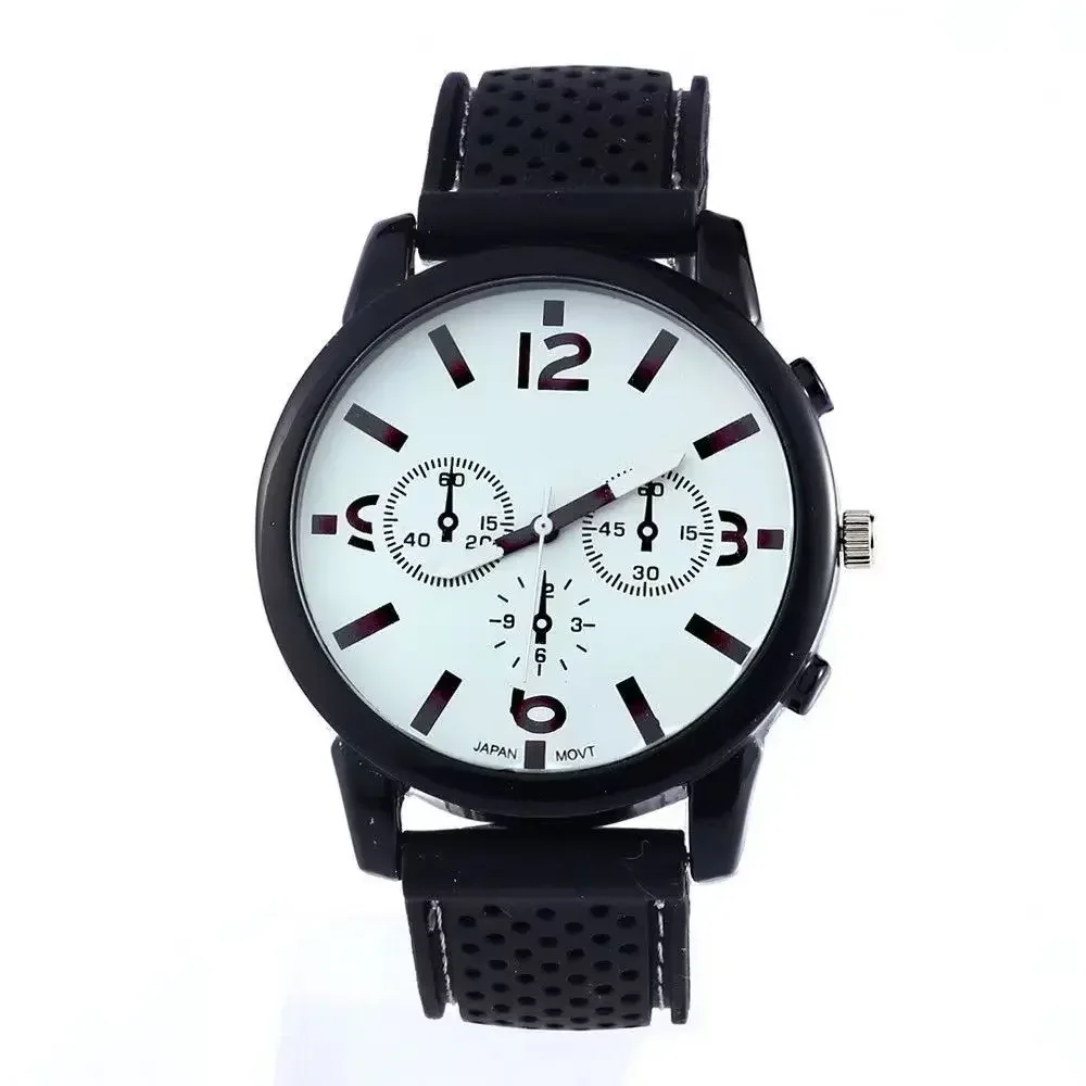 Mens Hip Hop Bracelet Watches For Men Retro Big Dial Quartz Wrist Watch Male Casual Black Leather Watch Reloj Hombre
