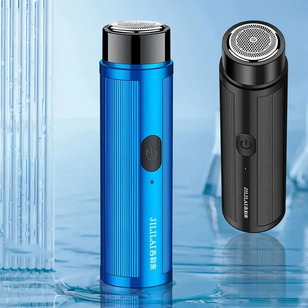 Barbeador Elétrico Portátil Recarregável Mini com Carregamento Rápido Tipo C, Ferramenta de Higiene para Homens e Mulheres, Barbeador de Viagem, Depilador