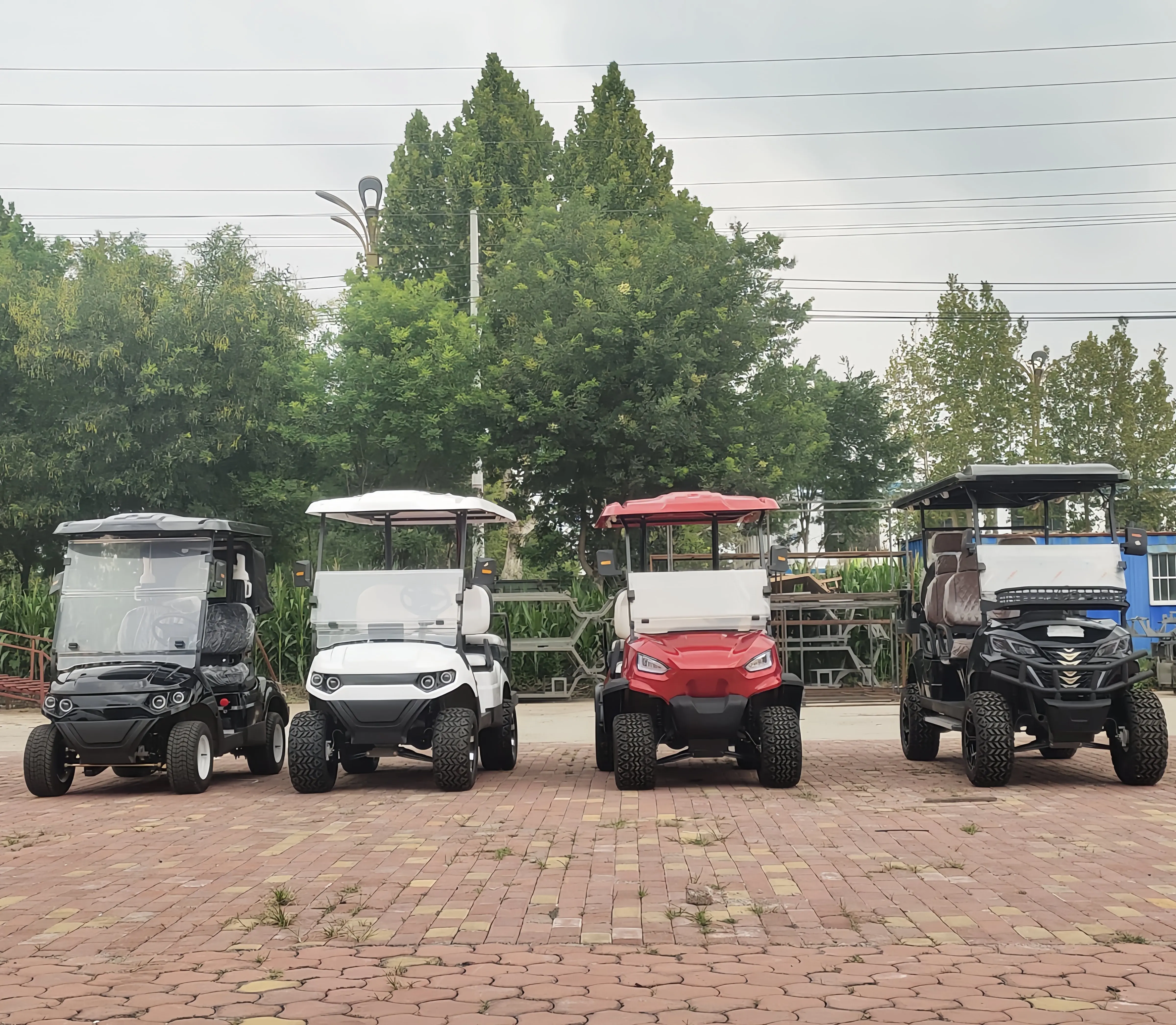 Brand New Short Waiting Time Factory Direct Fashion 6 seater Classic Chinese Electric Golf Car  Electric golf course car