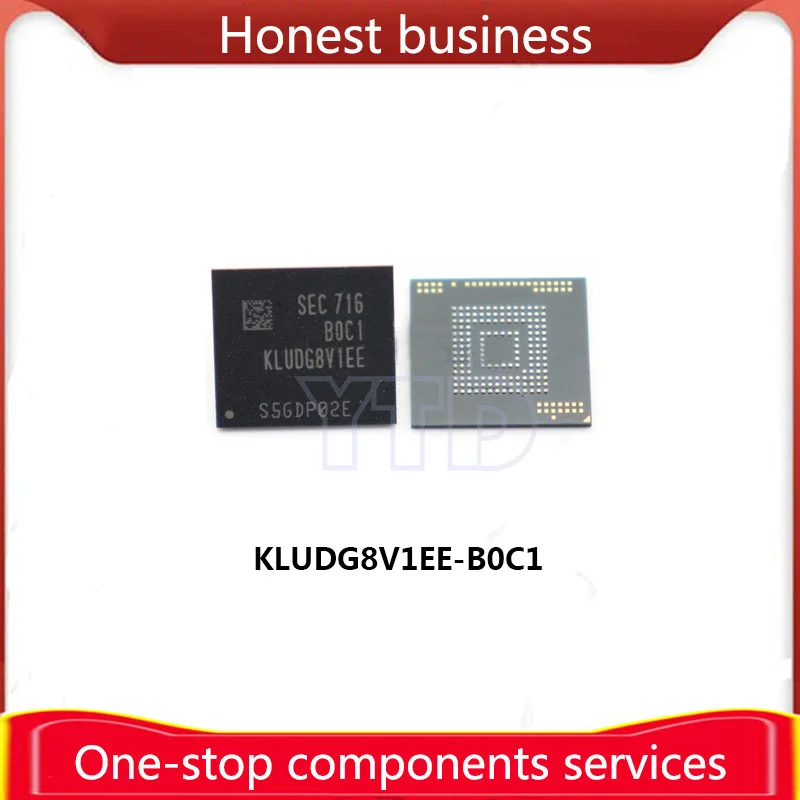 1 Piece KLUDG8V1EE-B0C1 100% Quality 100% Working BGA153 UFS 128G Chip Font Mobile Phone Hard Disk Memory KLUDG8V1EE 128GB