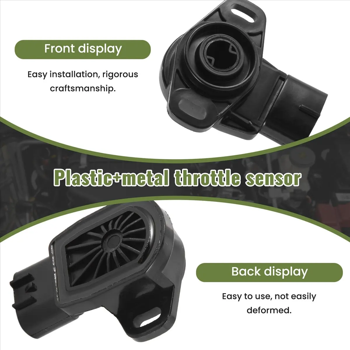 #29F Car Throttle Position Sensor TPS for Suzuki Alto Hustle Cervo Jimny,for Suzuki Alto Position Sensor,(plastic + metal)