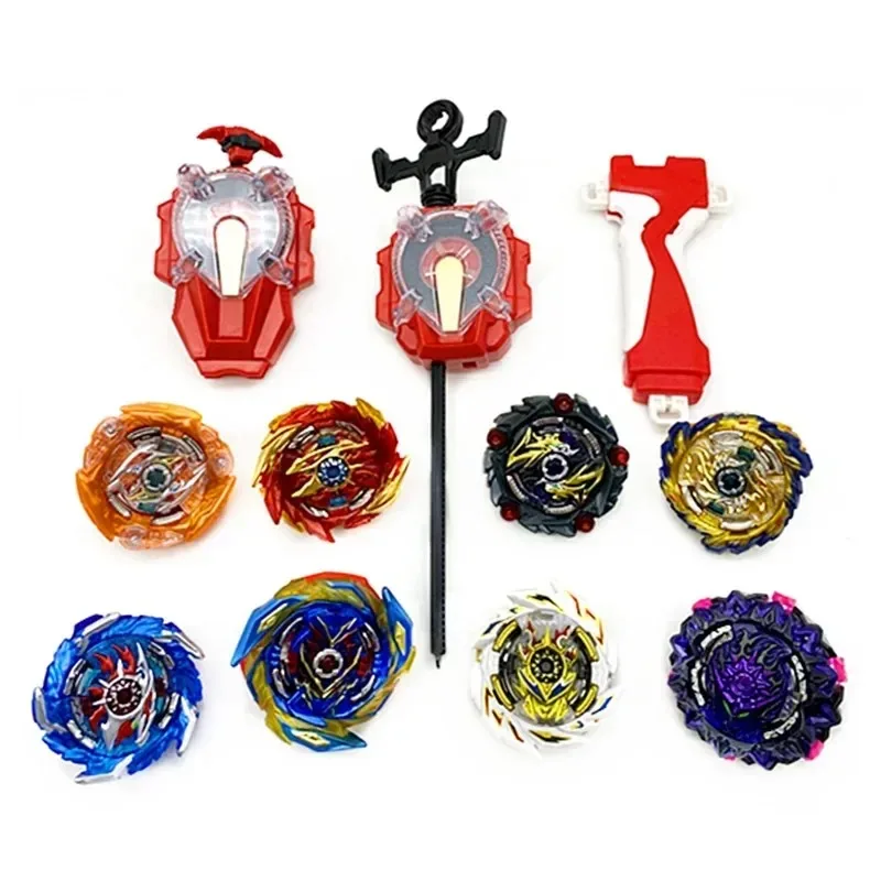 TOMY Burst Burst Surge Set GT jouet lanceurs gyroscopiques Toupie alliage métallique dieu hauts Fafnir Burst Spinning Bey lames recueillir cadeau