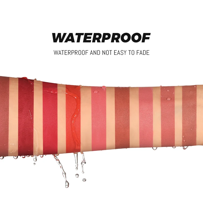マットベルベットミストリップスティック、防水性と耐汗性があり、簡単に色を塗ることができ、女性の友人へのギフトに最適です。