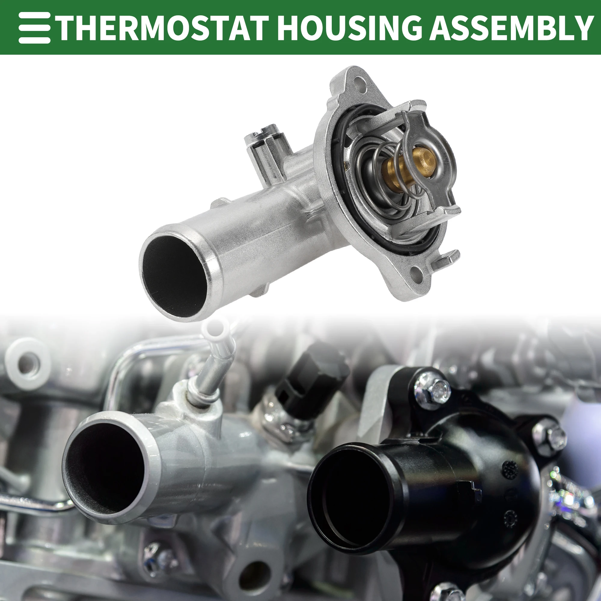 

Корпус термостата X Autohaux для Dodge Durango 2011-2015 для Jeep Wrangler 2012-2017