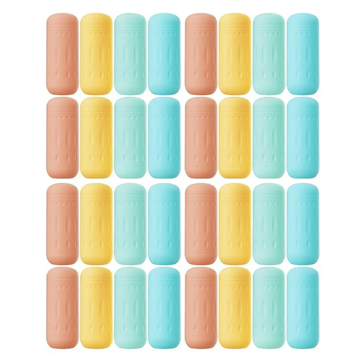 ABXHH 16 housses de bouteilles en Silicone, essentiels de voyage pour femmes, articles de toilette de taille de voyage pour bagages, manchon élastique pour l'épreuve des fuites
