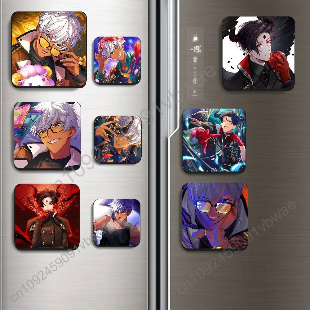 dominant CEO Lucifer Mammon Obey Me BestSelling Refrigerator Magnetic Sticker Fridge Magnets Adhesive to Metal Surfaces