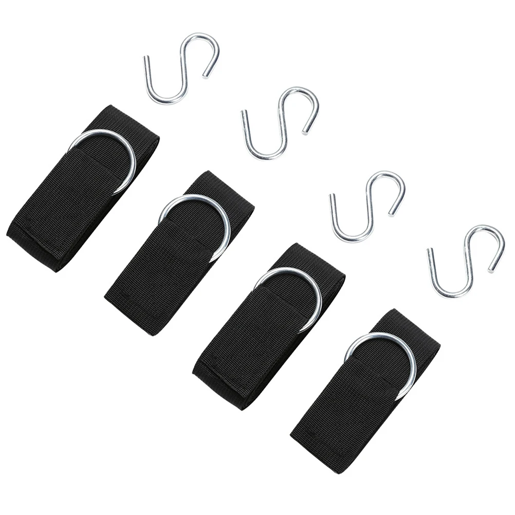 

1Set Nylon Rope Durable Camping Swing Hanging Straps Tree Hammock Rope Easy Setup Outdoor Swing Hanging Kit Practical