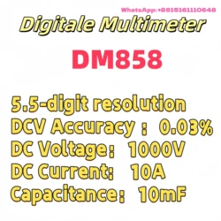 DM858 DM858E Digital multimeter 5.5-bit resolution ,Desktop portable