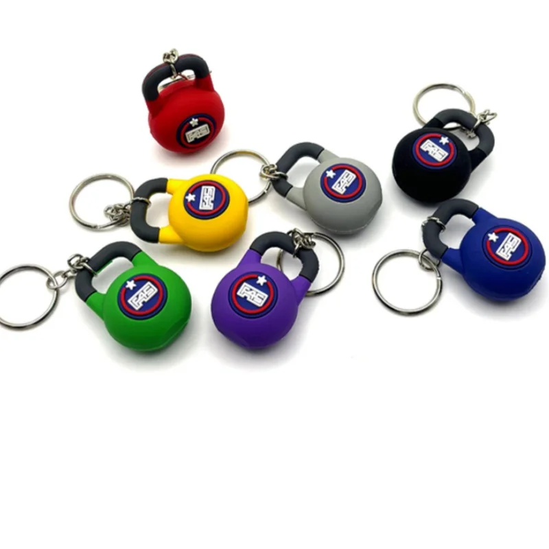 Kettlebell-Schlüsselanhänger Fitness-Schlüsselanhänger Fitnessliebhaber Gewichtheben-Schlüsselanhänger Silikon-Fitness-Geschenke Workout-Geschenke Taschenanhänger Rucksackanhänger – Detail 2