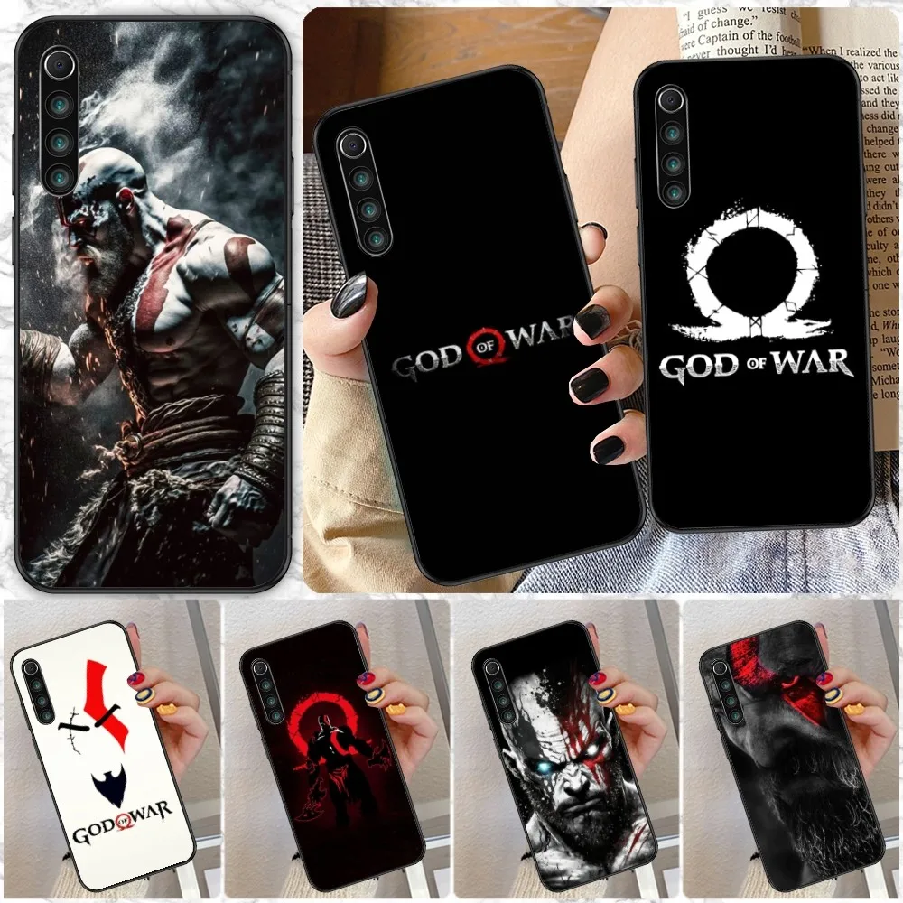 God War Kratos Mobile Cell Phone Case for Xiaomi Redmi Note 12 11 10 9T 8 7 Pro 9 9A 9C 8 Black Soft Phone Cover Funda