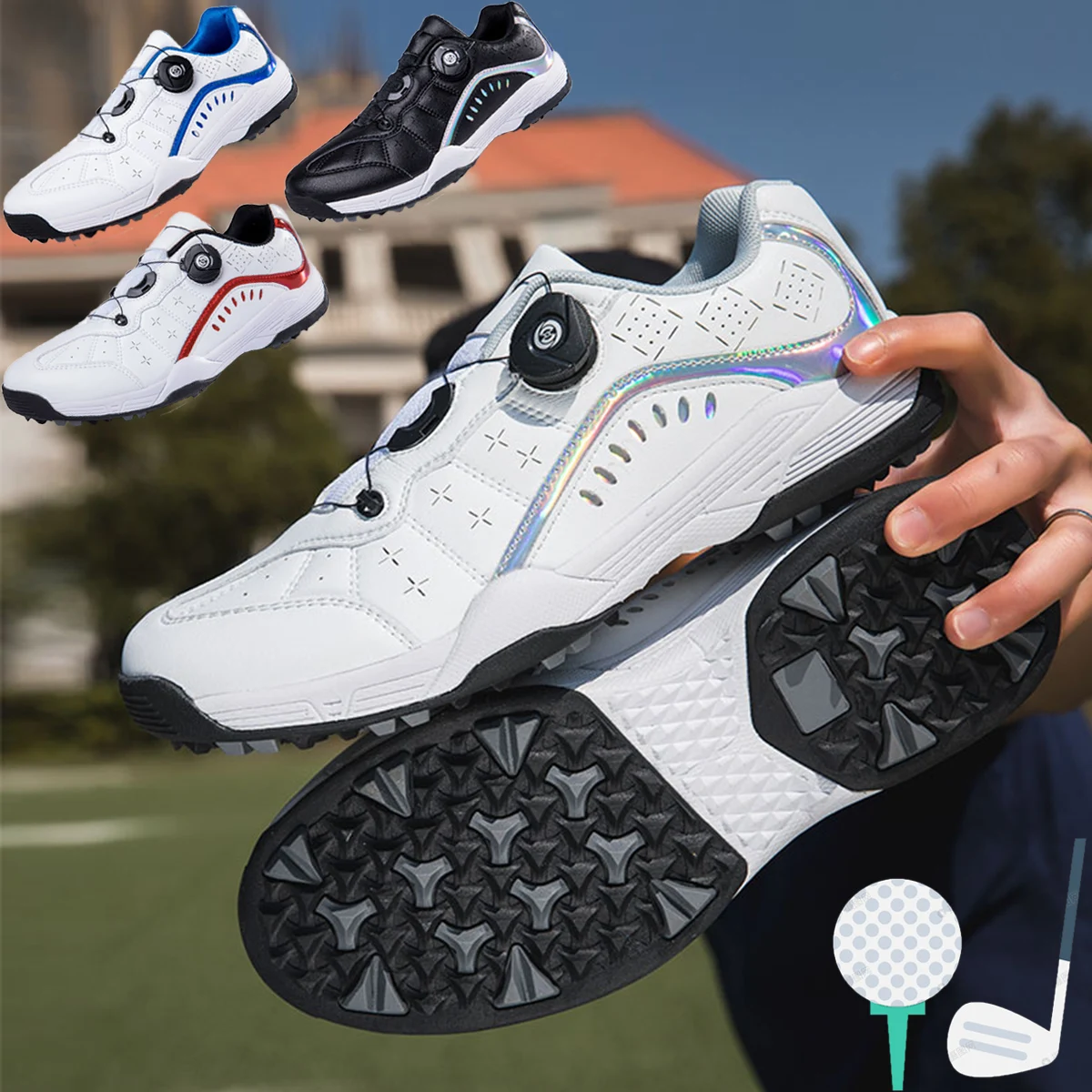 

Новые мужские и женские туфли для гольфа, спортивная обувь для отдыха на открытом воздухе, парная обувь