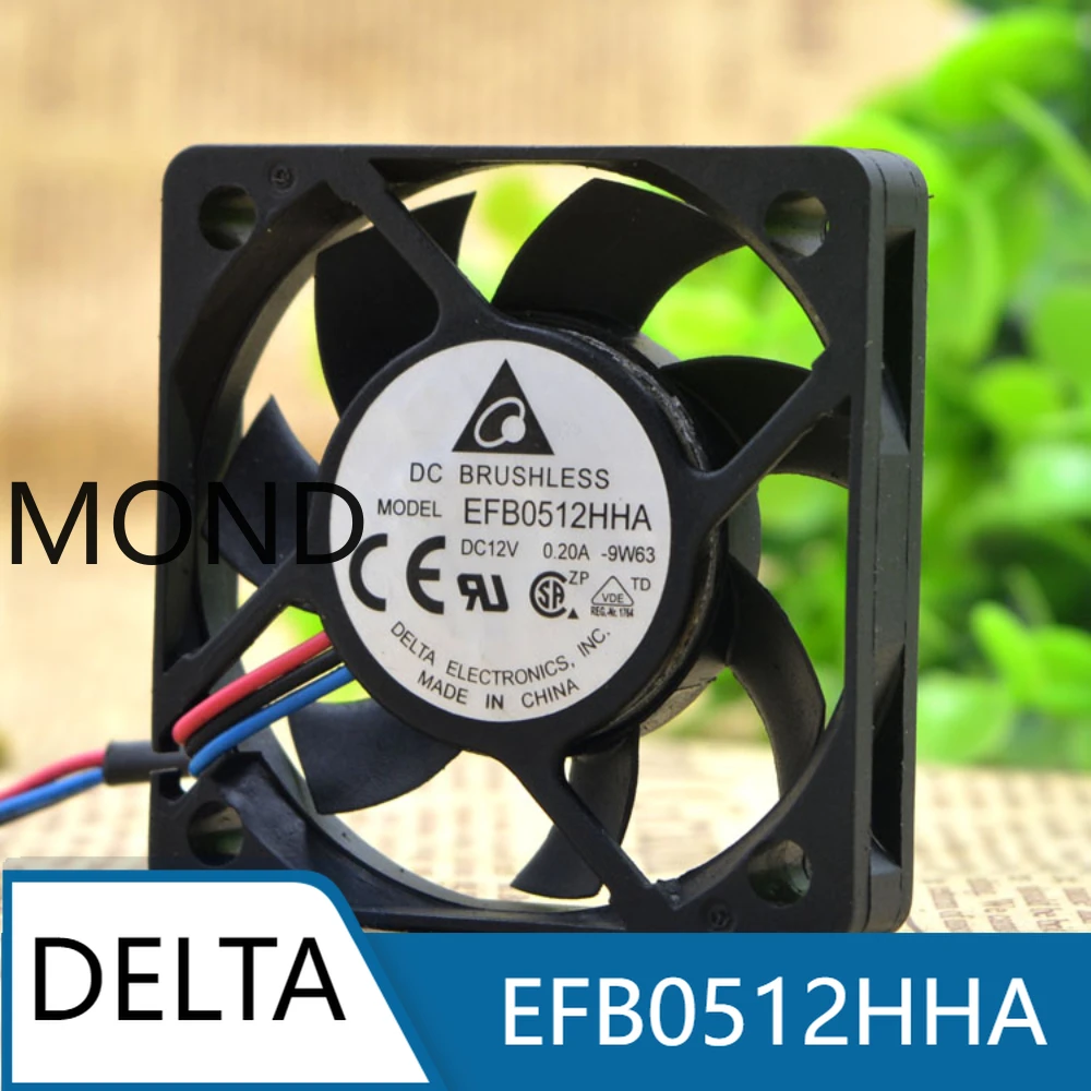 Delta EFB0512HHA   5010  5cm 12V 0.2A  Ultra-thin Server Cooling Fan