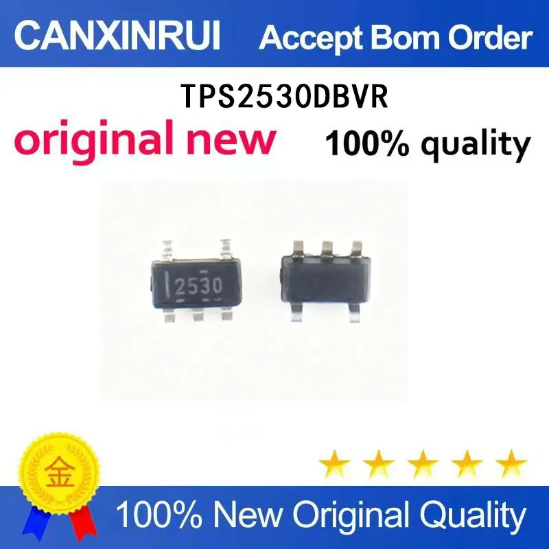 

(5-100 Pieces) Brand new original TPS2530DBVR silk screen 2530 SOT23-5 packaged chip in stock
