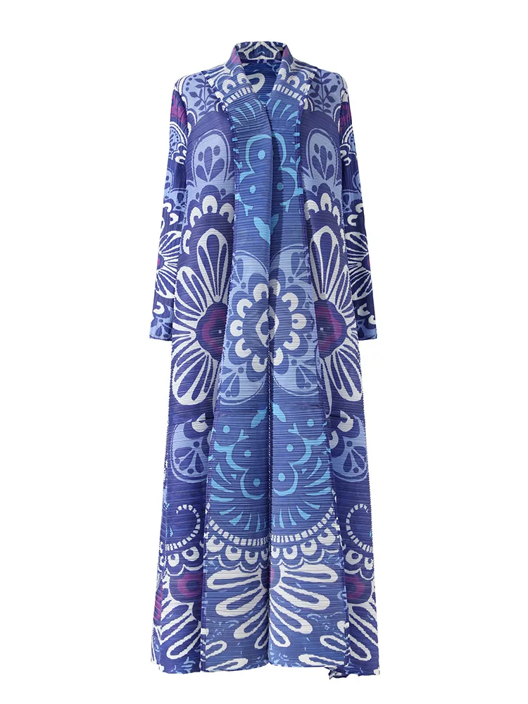 Cardigan Print Robe Eid Muslim Dress Women Dubai Turkish Open Abayas Loose Kaftan Saudi Femme Musulman Arab Long Coat Jalabiya