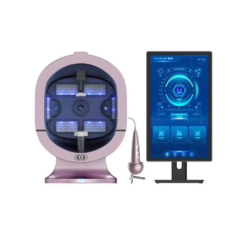 ハイテク統合AIデスクトップ肌分析器 9スペクトル顔面スキャナー 頭皮分析機 家庭用美容機器